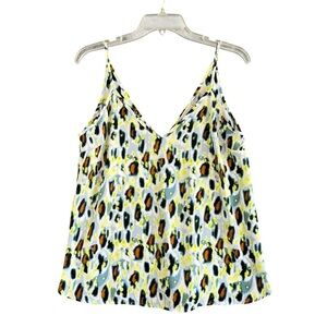 Evereve ALLISON JOY Multicolor Leopard Tank Top Oversized Small